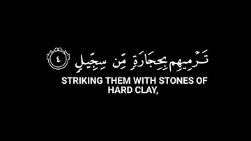 كروما شاشه سوداء قرآن كريم 🌿سورة الفيل 🌿القارئ إسلام صبحي 🌿