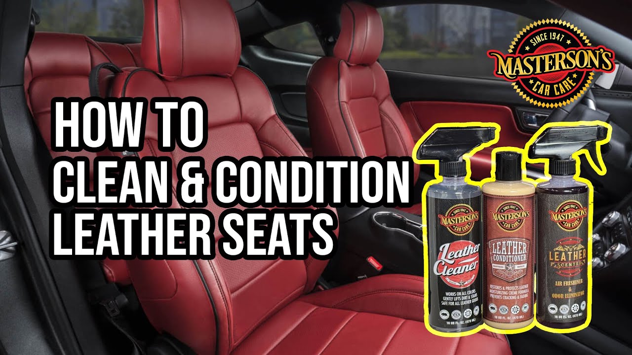 How To Safely Clean and Condition Leather Seats | DIY Detailing Tips ...