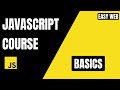 JavaScript ALL BASICS in One Video 🚀 | Complete Beginner Guide #EasyWebSeries