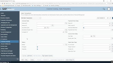 SAP Customer Checkout - Check Sales Transactions in Business ByDesign