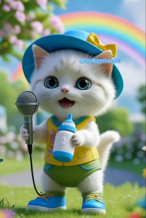 The cat sings Ning Nang eee 😻🎤 #cat #cute #cat #cutecat #cutecat #cheerfulcat #virals