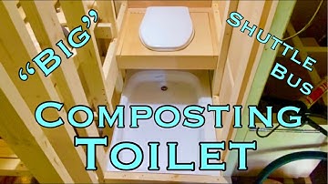 "Big" Shuttle Bus Build Part 5 Bathroom/composting toilet