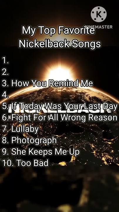 My Top 10 Favorite Nickelback Songs - YouTube