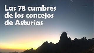 Las 78 cumbres de los concejos de Asturias