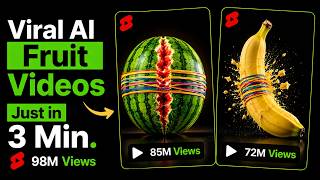 How to Make Viral AI Fruit Burst Videos in 5 Minutes! 🍎 | Google Flow AI Tutorial screenshot 1