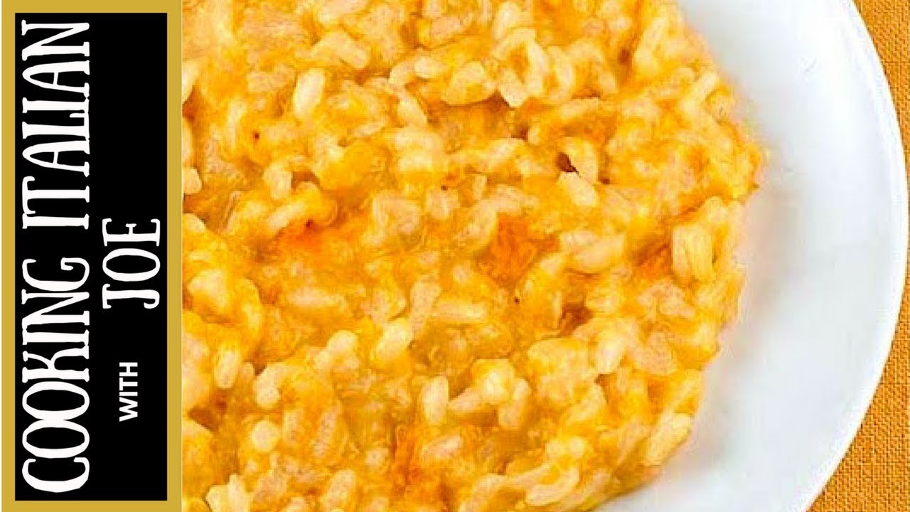 Risotto with Butternut Squash and Mushrooms Cooking Italian with Joe