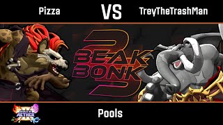 Pizza (Forsburn) vs TreyTheTrashMan (Loxodont) - Rivals II Pools -  Beak Bonk 2025