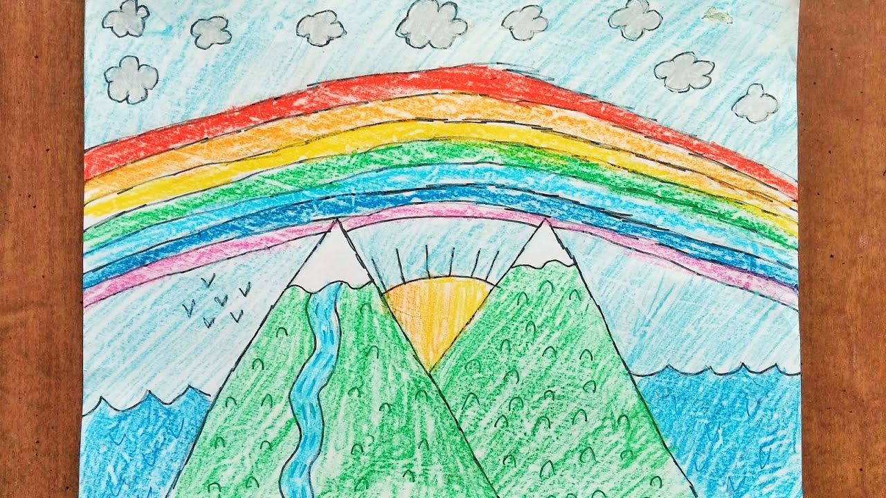 Featured image of post Mountain Drawing For Kid - Kids, its easy to draw the image of mountain.