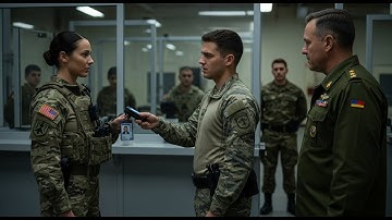 He scanned her twice — then the commander appeared, saying, “She’s your superior, soldier ”