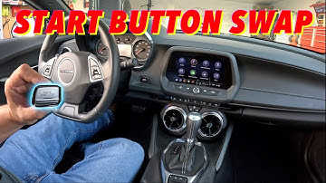 Camaro Start button swap