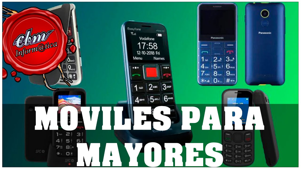 Los 8 mejores teléfonos móviles para mayores