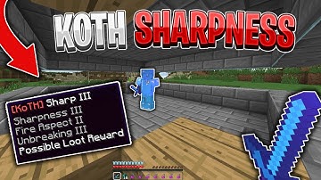 So i trapped with a Koth Sharpness...*OP* |Minecraft HCF