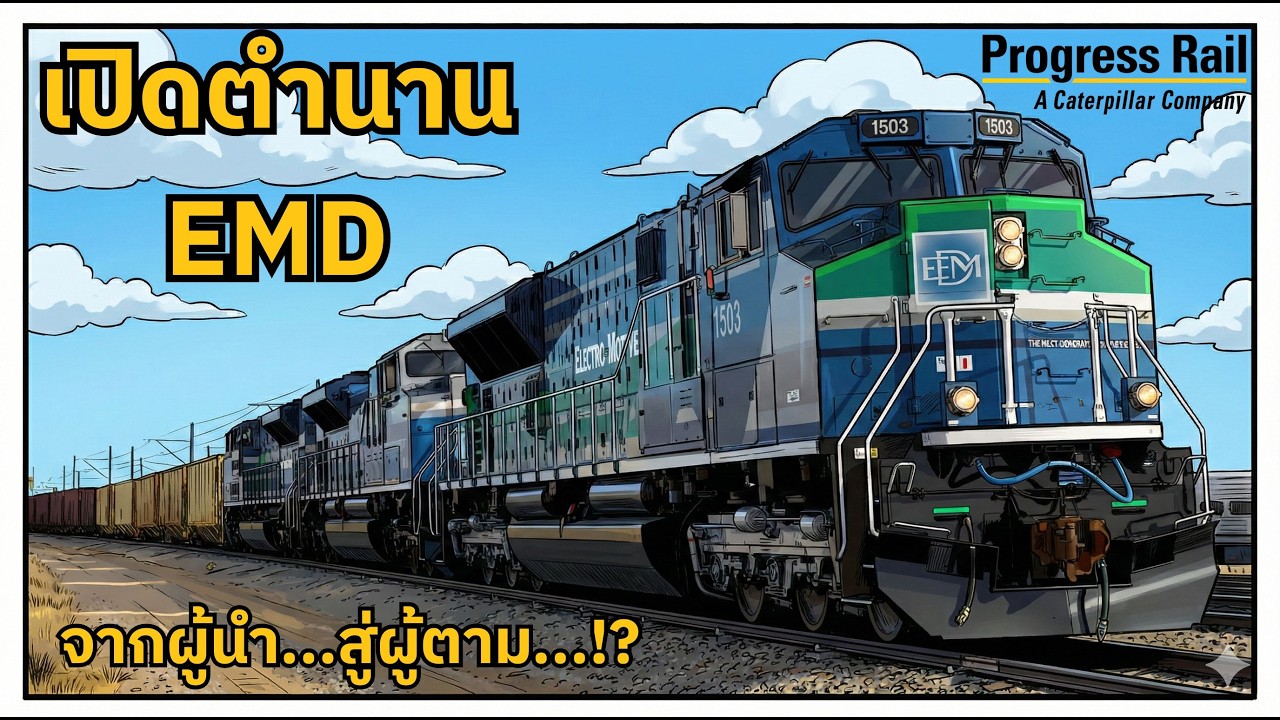 เปิดตำนาน Electro-Motive Diesel (EMD) : จากผู้นำในวันนั้น...สู่ผู้ตามจนวันนี้...!?