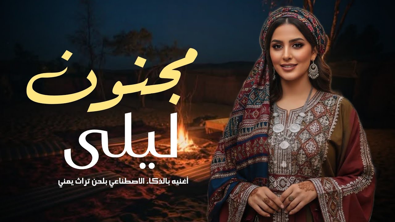 مجنون ليلى : طرب يمني تراثي بالذكاء الاصطناعي (حصرياً ) 2026 