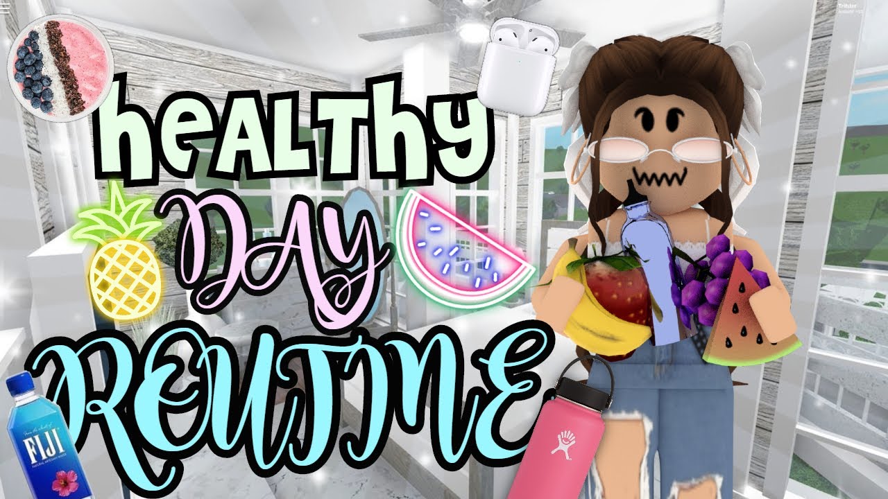 Healthy Day Routine! ||Bloxburg Roleplay Inspired by axabella| - YouTube