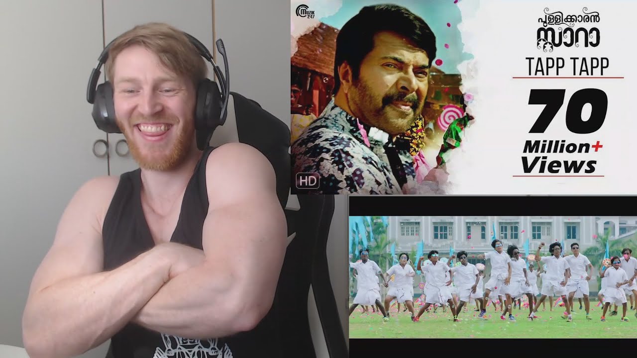 Pullikkaran Staraa Malayalam Movie | Tapp Tapp Song Video | Mammootty • Reaction By Foreigner