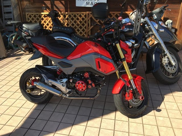 武川サウンドを聞いて HONDA GROM JC61 4MINI グロムカスタム ホンダ