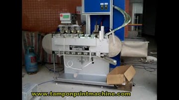 Auto 4 Colors Beverage Bottle Caps Printing Machine