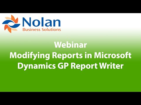 Webinar - Modifying
