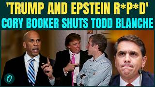 Cory Booker EXPOSES Todd Blanche Over Epstein Files Maxwell Meeting Trump Loyalty