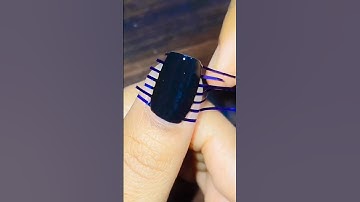 Como Decorar Unhas com Fita Metalizada | Mini Tutorial Fácil