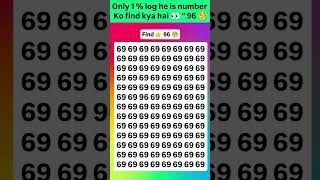 Find 96 😱🤔 join for more puzzle 🧩 #viral #brainteasers #numbers #shorts #trending #fypシ #quiz #new News