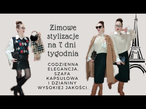 Zimowe stylizacje na