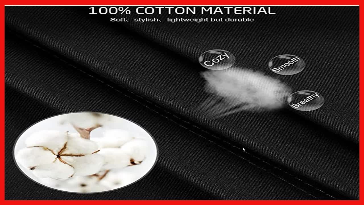 Syntus 3 Pack Server Aprons with 3 Pockets, 100% Cotton Waitress Waiter Waist Apron, 11.5-inch Black