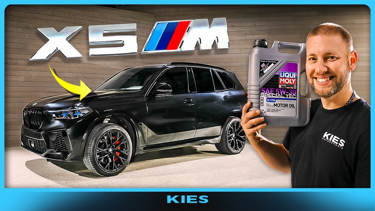 BMW F95 X5M Oil Change DIY (2018-2024) + RESET THE OIL LIGHT - YouTube