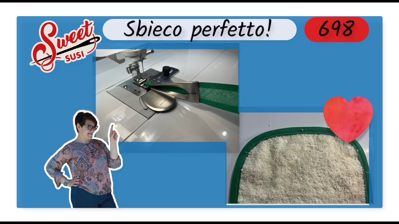 FANTASTICO BORDATORE GNOATO LINO | tutorial sbieco perfetto, facile e veloce