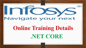 Infosys Mysore Online Training Details For 2021 & 2022 | .NET CORE Infosys Stream Syllabus in Detail