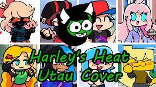 Harley's Heat but Every Turn a Different Character Sings (FNF Harley's Heat) - [UTAU Cover]