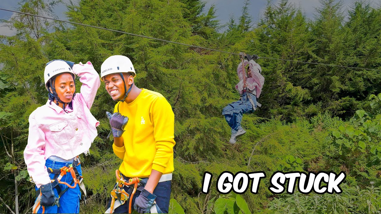 I GOT STUCK IN THE AIR 😱😱 Zip Lining in Kereita Forest 🙆🏻‍♀️