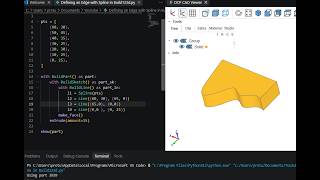Defining an Edge with Spline in Build123d