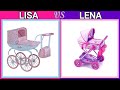 Lisa or Lena 😍❤️ #fun #lisaandlena #lisa #viral #Lena #trendingvideo | Video No. 4