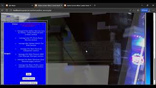Author Service Main Control Panel and  - Powered by InPrivate   Microsoft​ Edge
