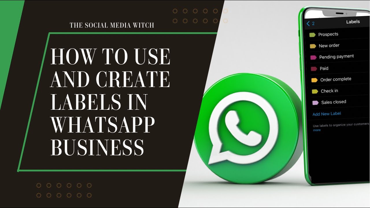 Whatspp Labels How to use and create labels in WhatsApp business - YouTube