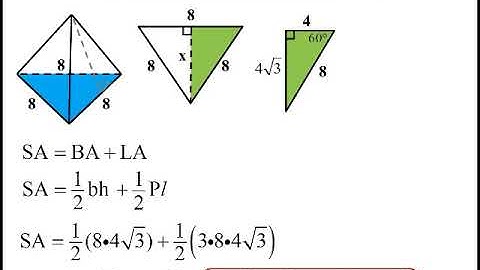 Wenk Geometry Lesson 11-3 Surface Area of Pyramids & Cones