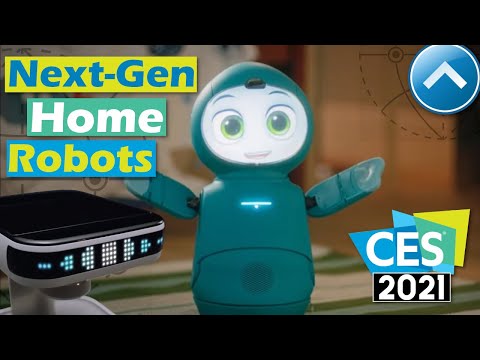 自宅での次世代ロボット|子供向けのスマートロボットとCES2021の新技術2021ロボット。