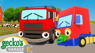 Fiona The Fire Truck Song | Baby Truck | Gecko's Garage | Kids Songs