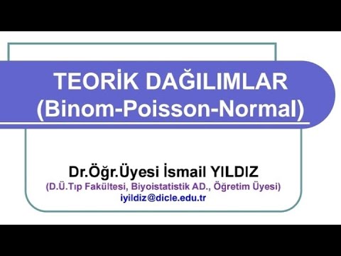 Teorik dağılımlar - 1. Saat