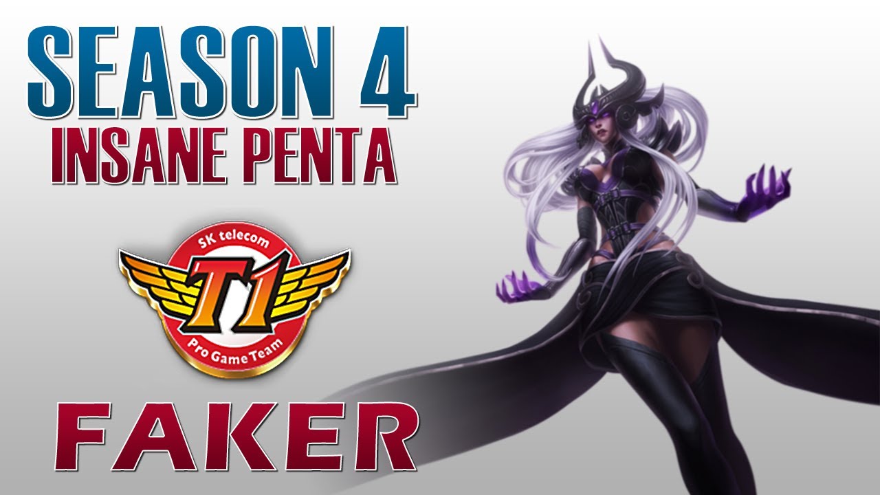 SKT T1 Faker Syndra - Insane Penta