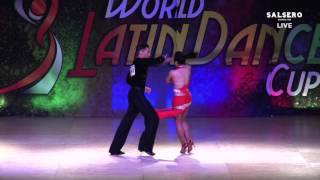 Max Shpungin & Amanda Arenas, USA, Salsa On 2 Amateur Couple, Final Round, WLDC 2015