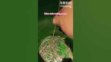 Chain making machine – precision welding and connections ensure strong, durable links.