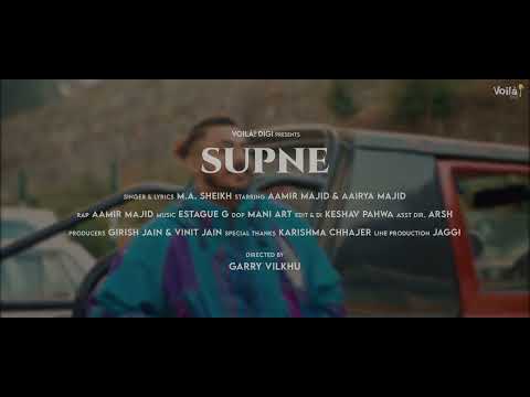 SUPNE: AAMIR MAJID & AAIRYA MAJID | M.A. Sheikh | Estaque G | New Punjabi Song 2023 | Punjabi Songs