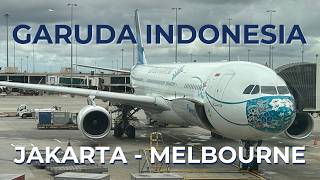FLIGHT REVIEW | Garuda Indonesia GA716 Jakarta to Melbourne | Economy Class | Airbus A330-300