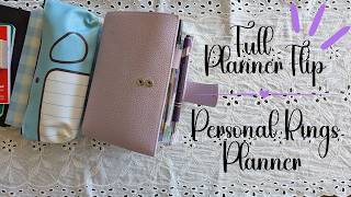 Full Planner Flip - Thrift Stationary Haul - Personal Rings Planner