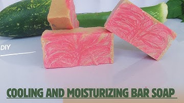 Cucumber And Aloe Vera Soap 🧼🫧// Volume Recipe // Simple DIY Soap