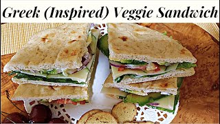 Greek (Inspired) Veggie Sandwich