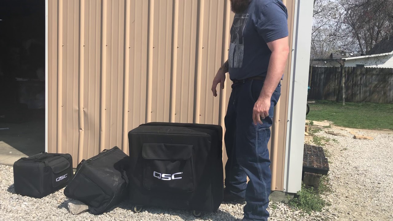 QSC KS Series Sub and CP Series Speaker Unboxing